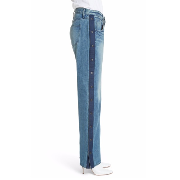 New 3x1 NYC Joy Snap Away Trouser/Wide Leg Jeans - Picture 6 of 10